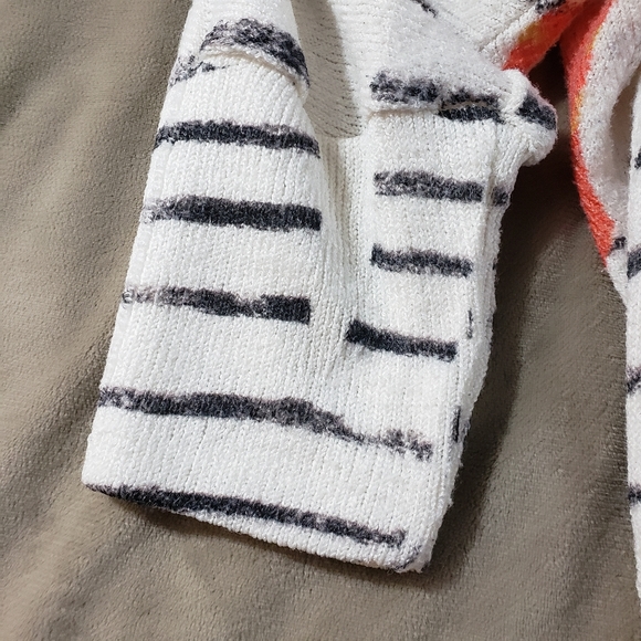 Arden B Poppy Striped 3/4 sleeve resort top Womens - Picture 6 of 14